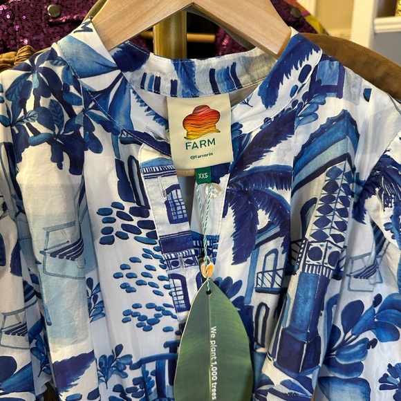 Farm Rio Sweet Rio Mini Dress NWT - Picture 6 of 7